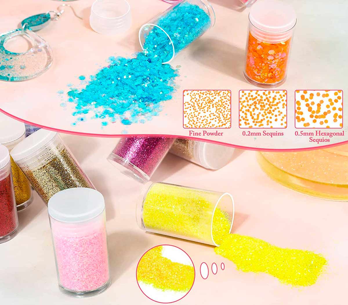 Glitter para Resina